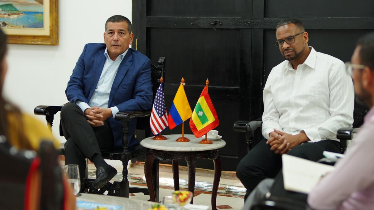 Alcalde Dumek Turbay se reunió con delegados de la Embajada de EE. UU.