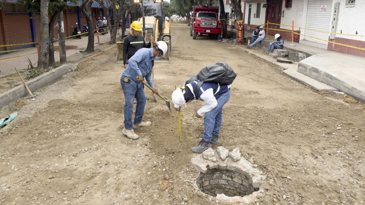 Vías en arreglo en Cúcuta