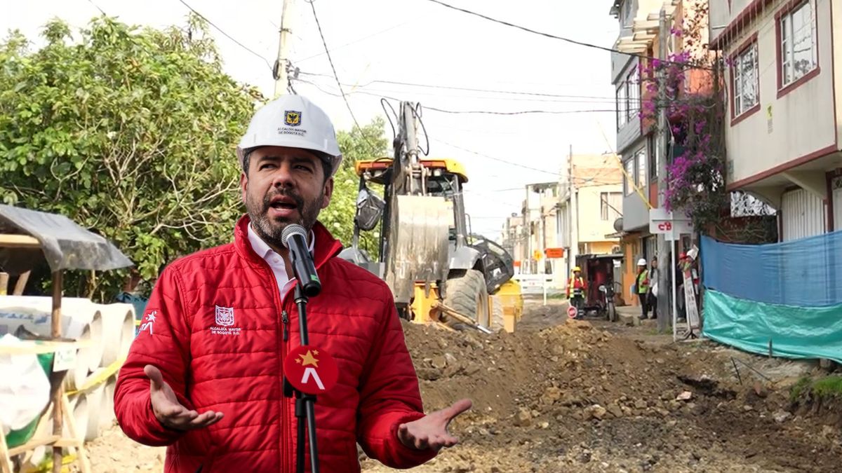 Carlos Fernando Galán y las obras en Suba Bilbao