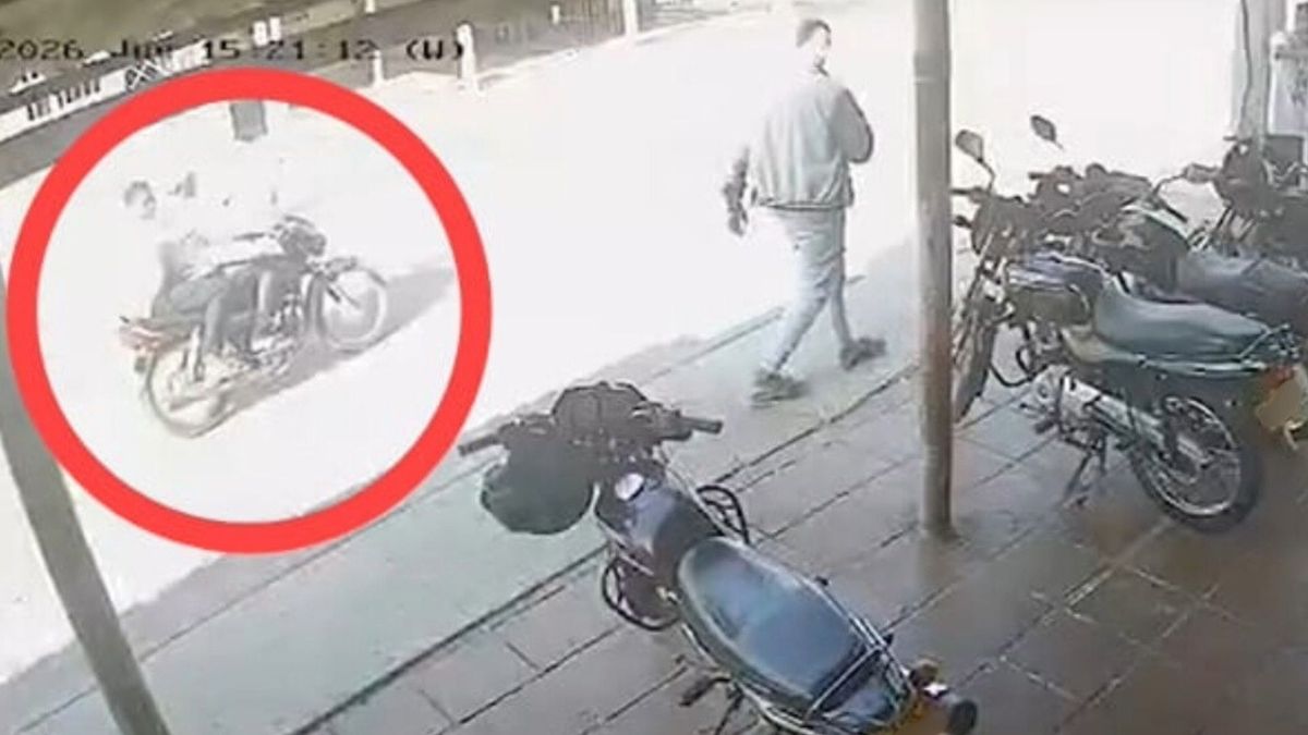 Foto de cámara de seguridad donde ocurrió el asesinato