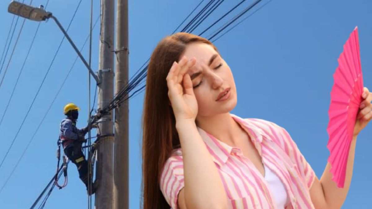 Trabajador de Afinia - Mujer con calor