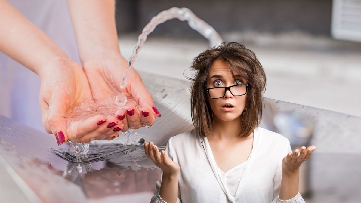 Mujer desesperada por los cortes de agua