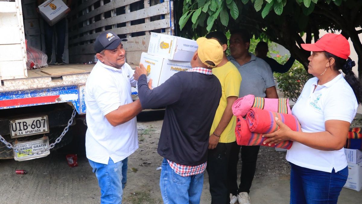 Entregas de ayudas humanitarias en Córdoba
