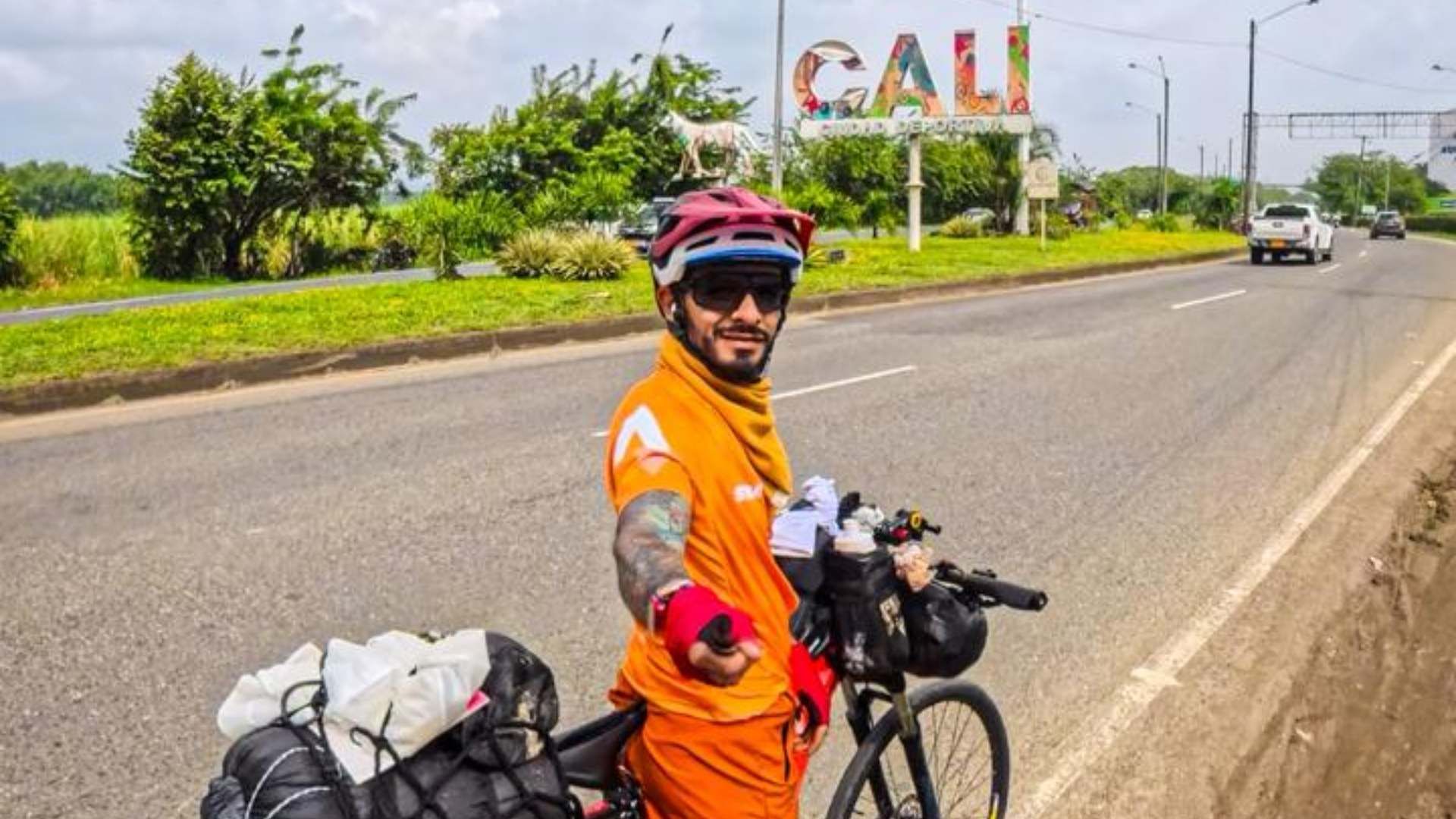 Gustavo Torres Cifuentes, en su llegada a Cali