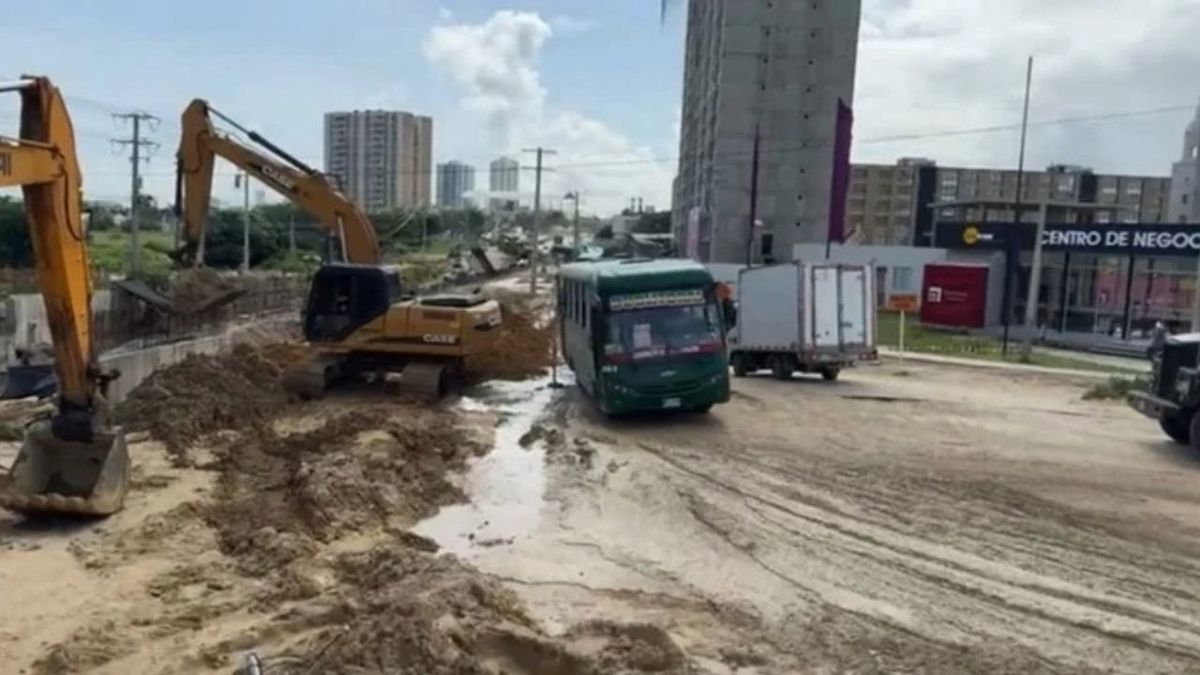 Obra inconclusa en Puerto Colombia, Atlántico
