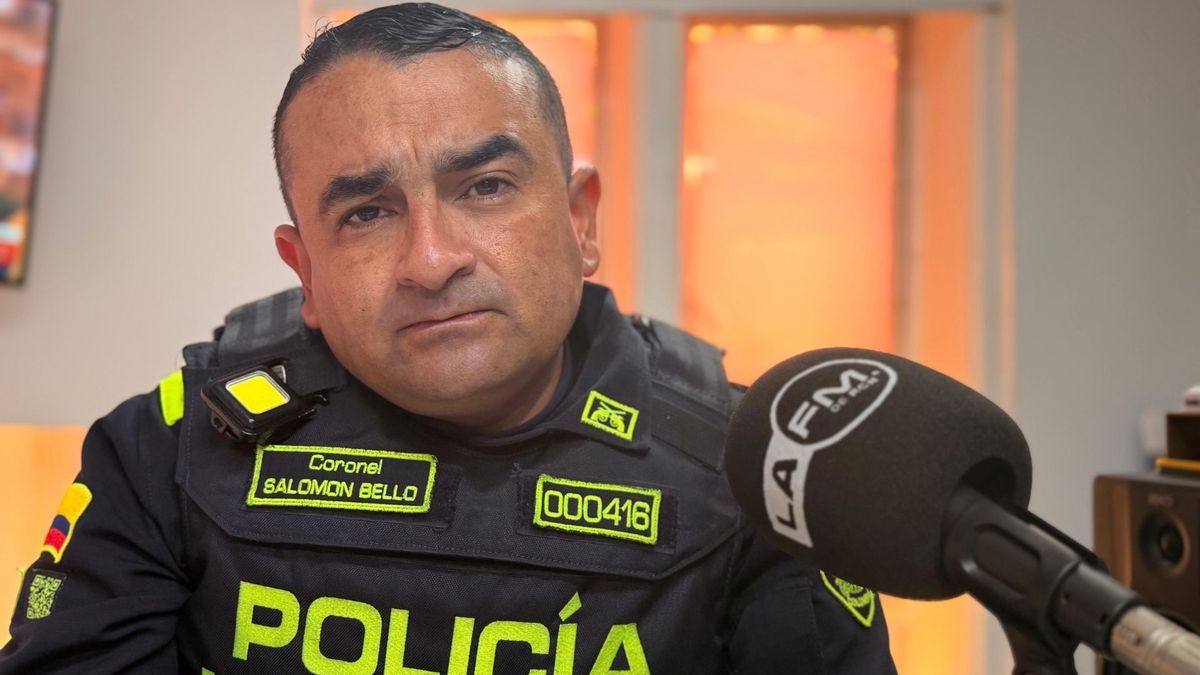 Coronel Salomón Bello Reyes, comandante del Departamento de Policía de La Guajira