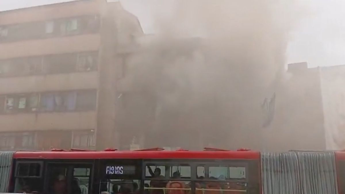 Incendio de grandes proporciones en el centro de Bogotá Actualización en vivo