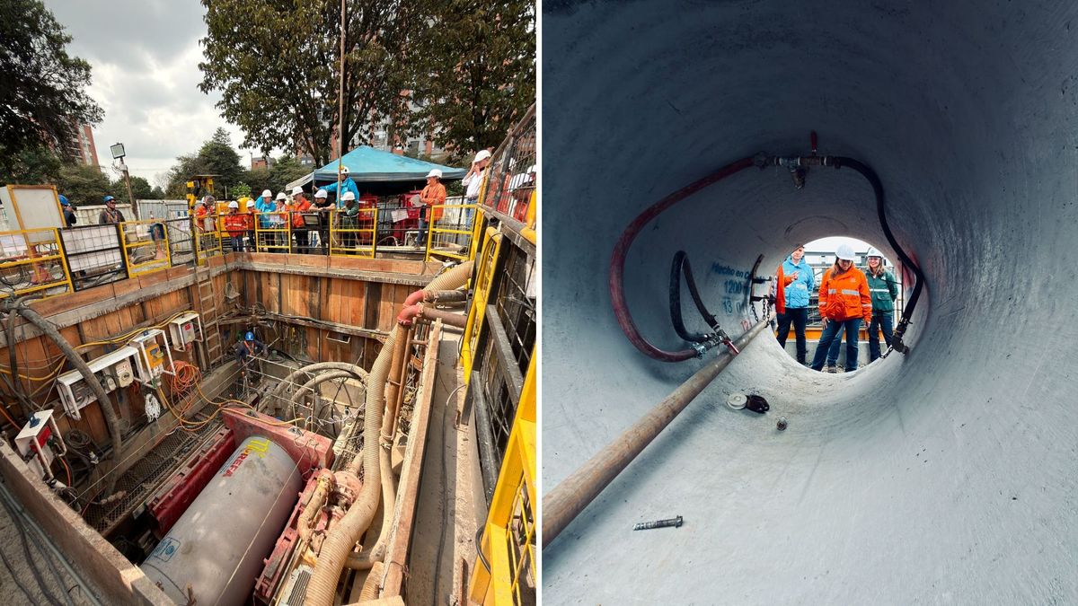 Obras en el interceptor sanitario San Francisco