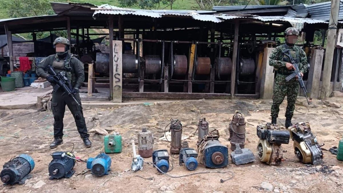 Clan del Golfo: Ejército desmanteló complejo de minería ilegal en Remedios, Antioquia