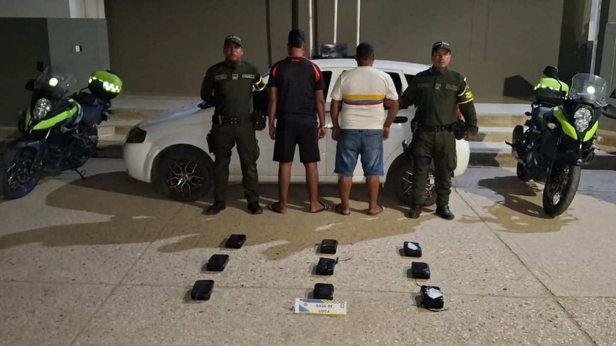 Incautan droga escondida en airbags de un carro en Bolívar
