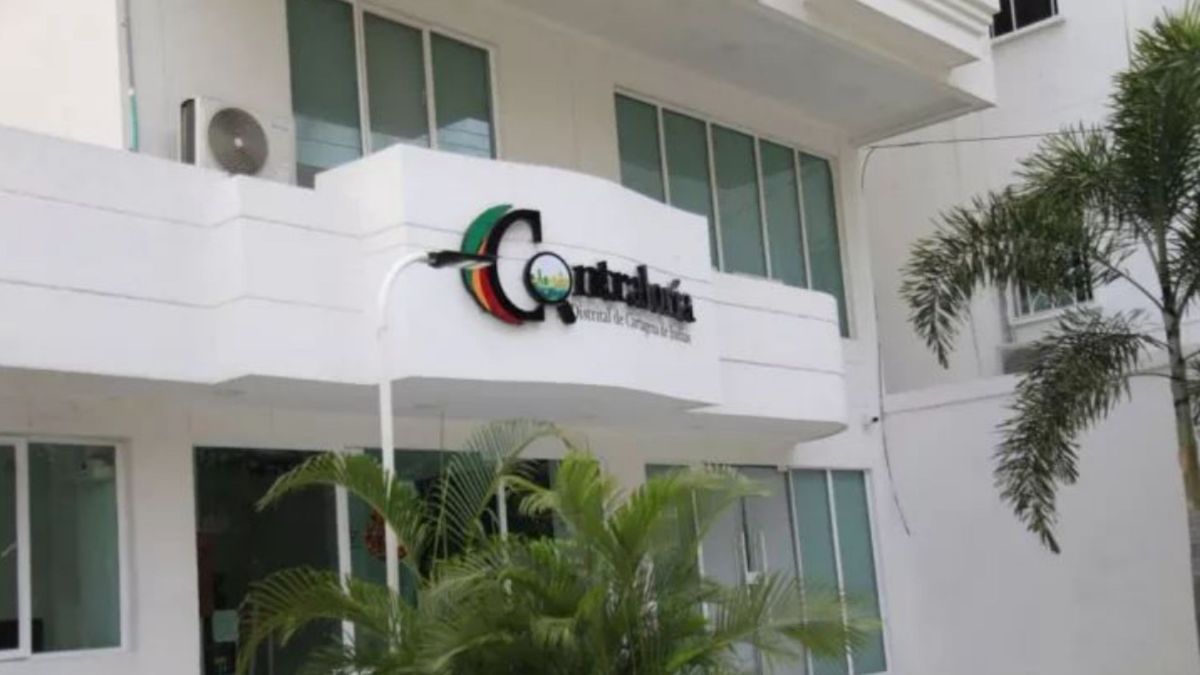 Fachada de la Contraloría Distrital de Cartagena de Indias
