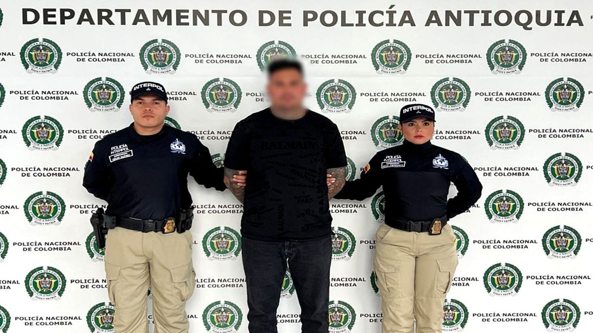 Ciudadano mexicano capturado por la Policía de Antioquia
