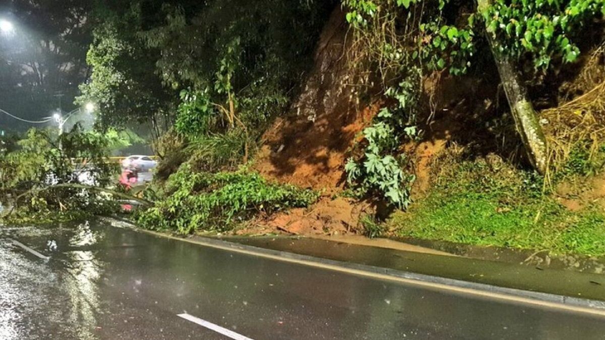 Emergencias por lluvias en Medellín