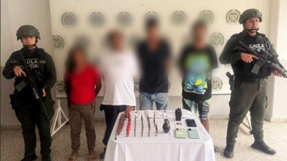 Capturas de la Policía de Santander en Cimitarra