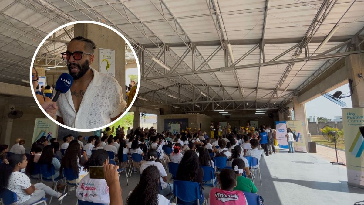 El grupo musical La Pambelé también participó en la inauguración del Hay Comunitario