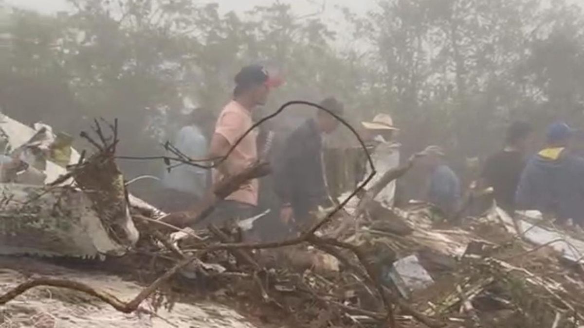 Comunidad de La Playa de Belén en el punto del accidente aéreo