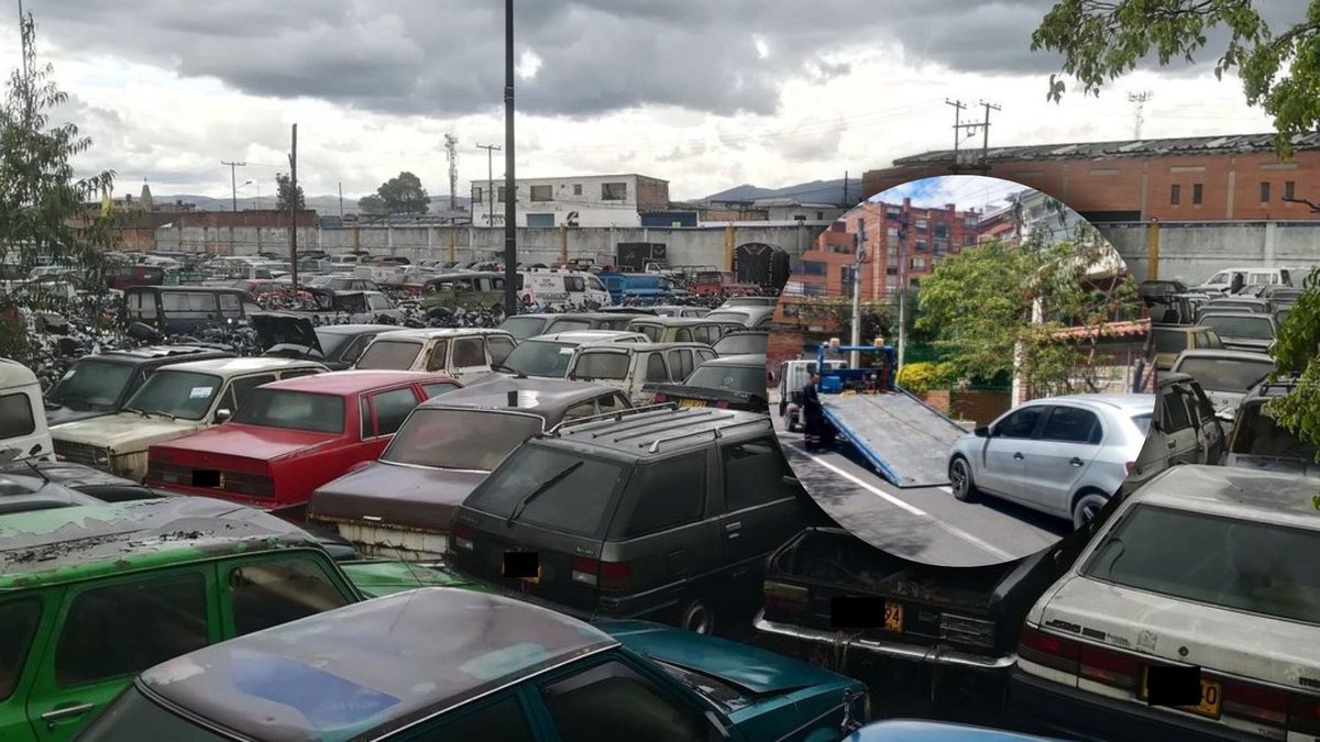 Salida de patios en Bogotá