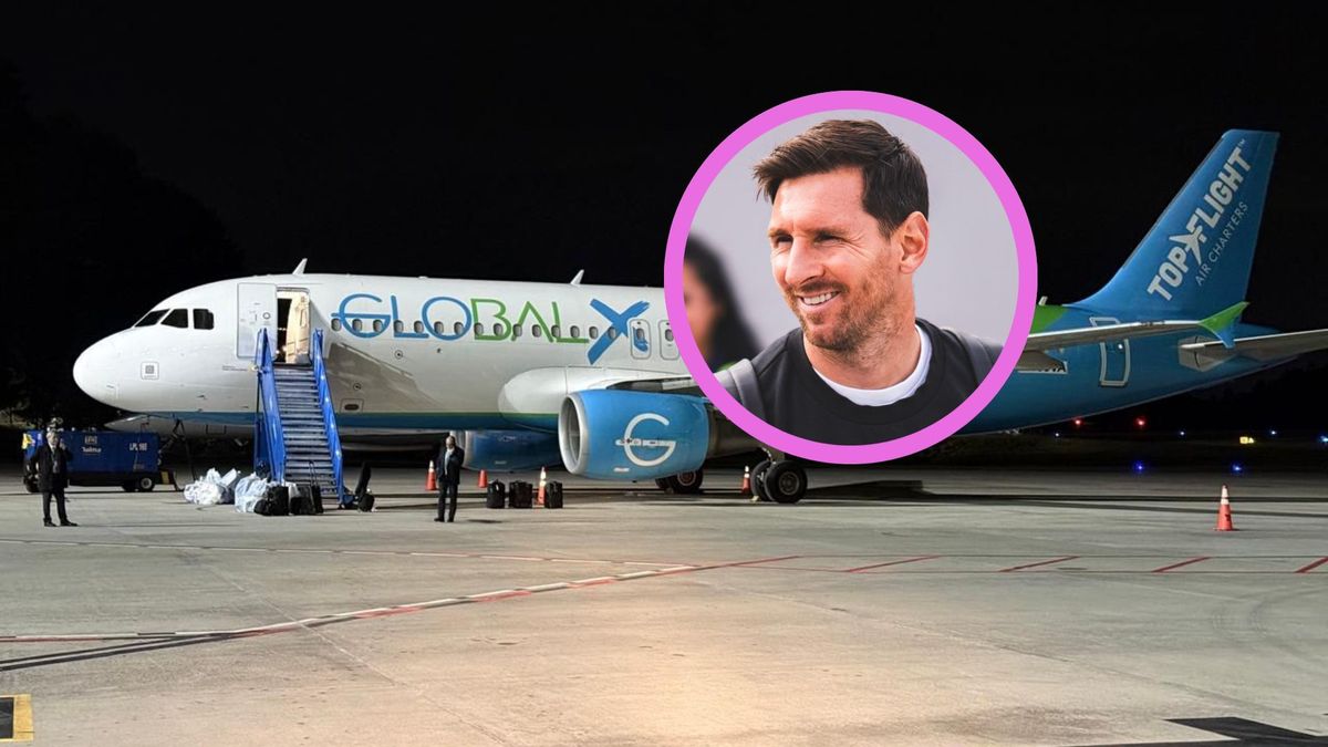 Messi llegó a Medellín para partido Nacional vs. Inter Miami