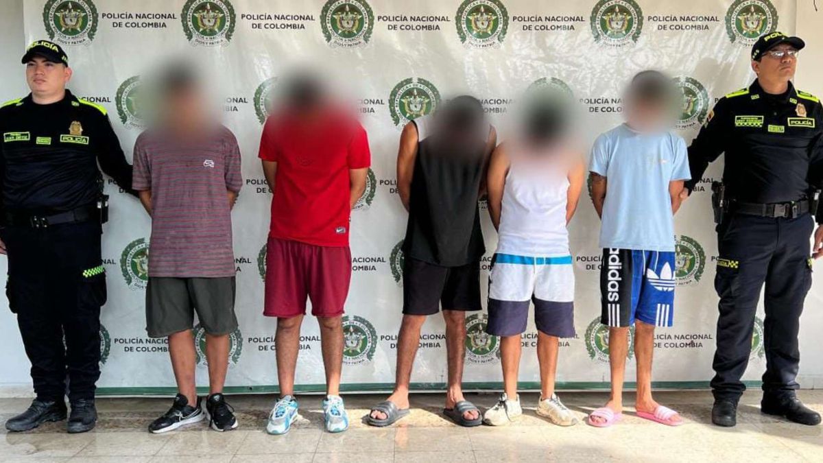 Autoridades capturan a cinco presuntos miembros de ‘Los del Hueco’, en Neiva