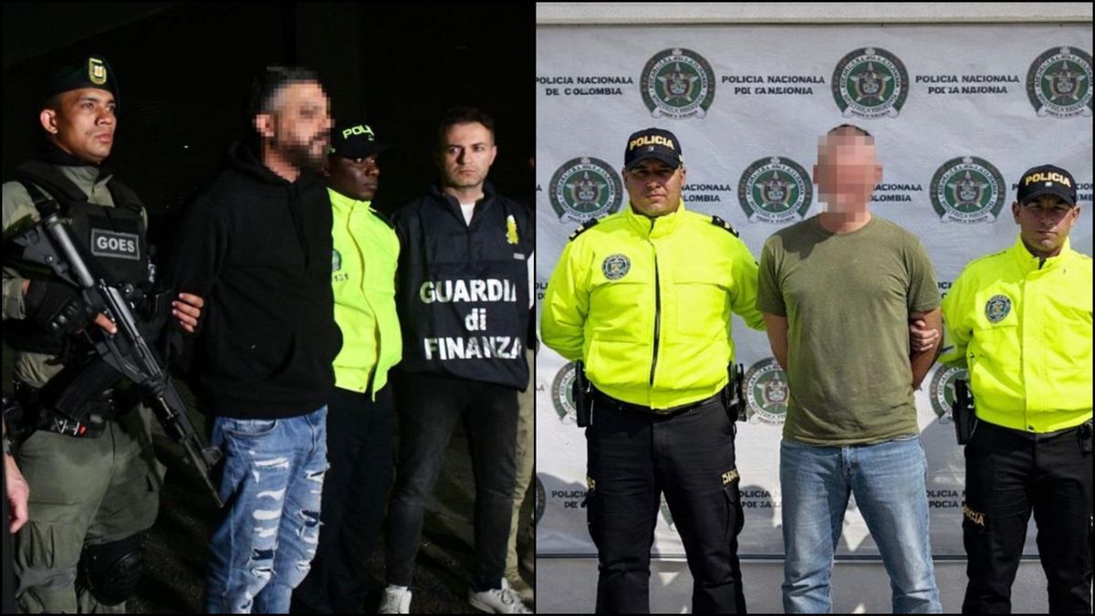 Capturas de Roberto Nastacci (izquierda) y Lorenzo Dei Menegheti (derecha)