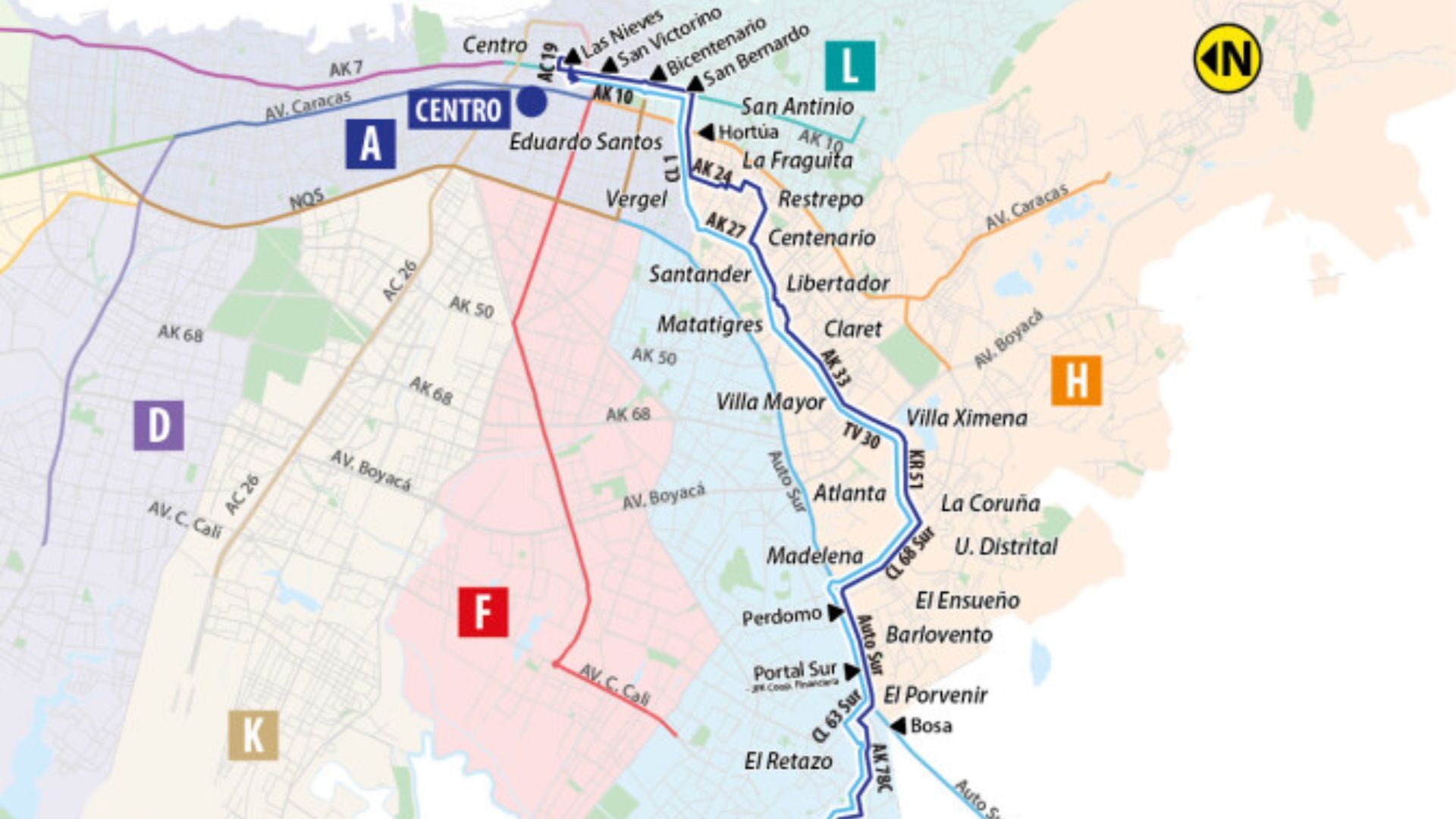 Cambio de ruta en Bogotá: C29 deja de existir y llega la G547 y A547