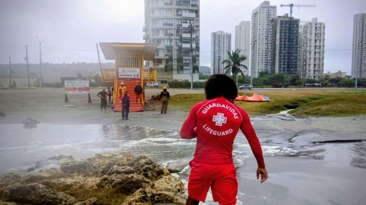 Frente frío en Cartagena