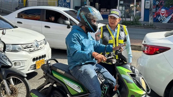 Motoclistas en Bucaramanga