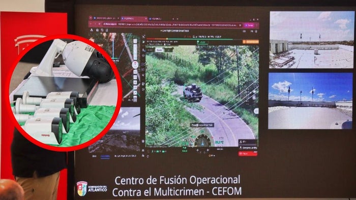 Seguridad con videovigilancia inteligente en Atlántico