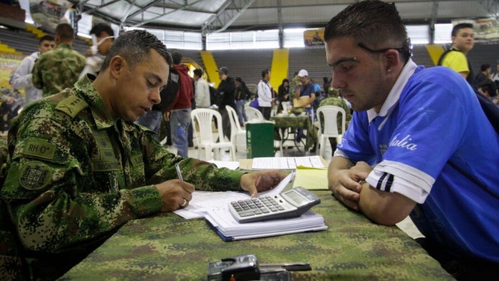 Servicio militar en Colombia