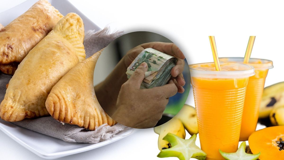 Empanadas y jugos, imagen ilustrativa