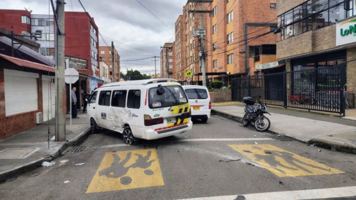 Ruta accidentada en Bogotá