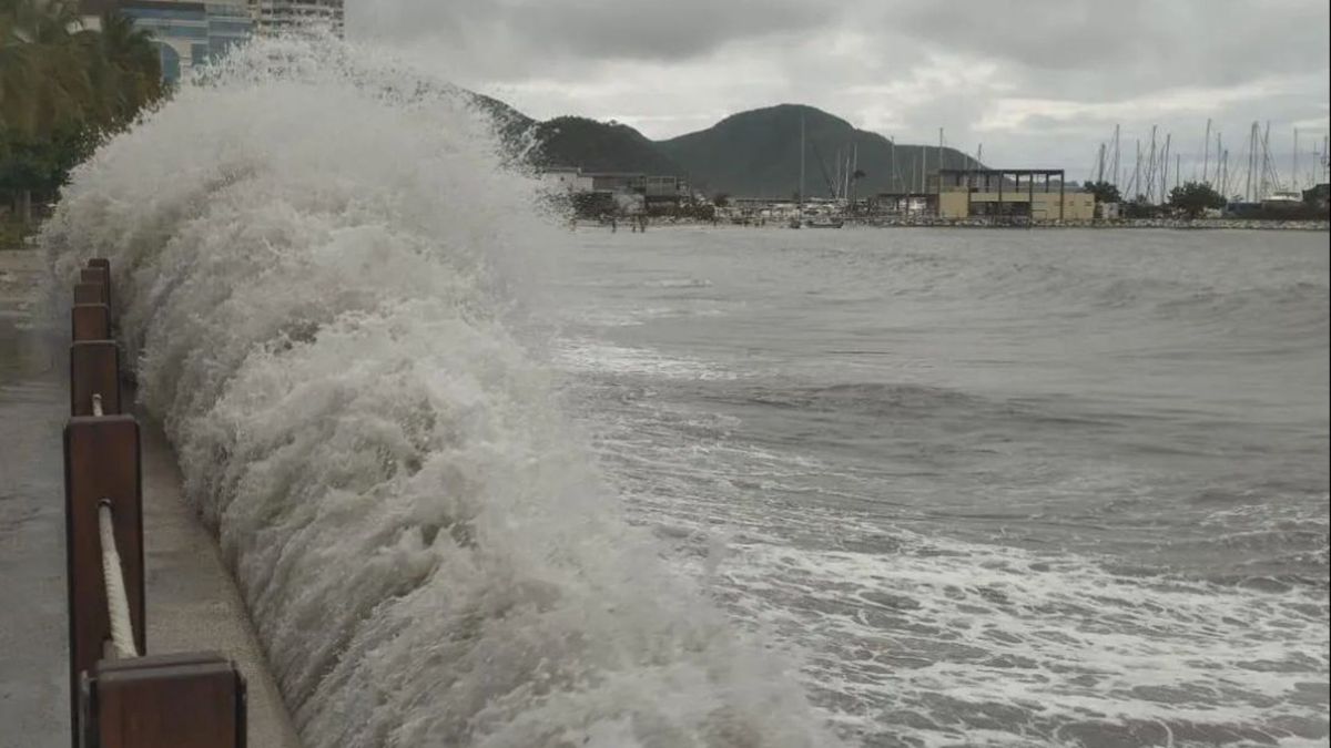 Oleaje en Santa Marta