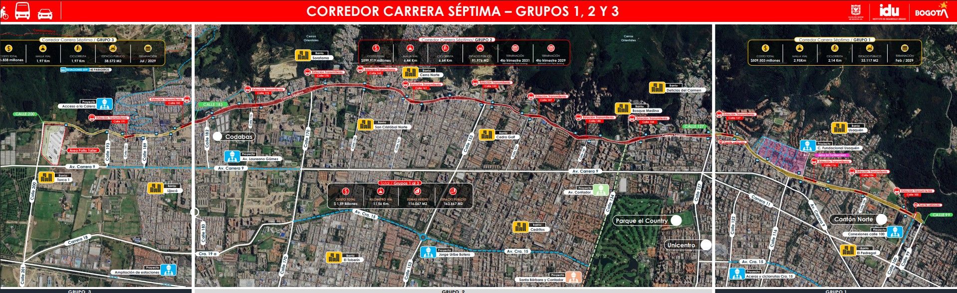 13 nuevas estaciones de TransMilenio en Bogotá estas serán sus ubicaciones