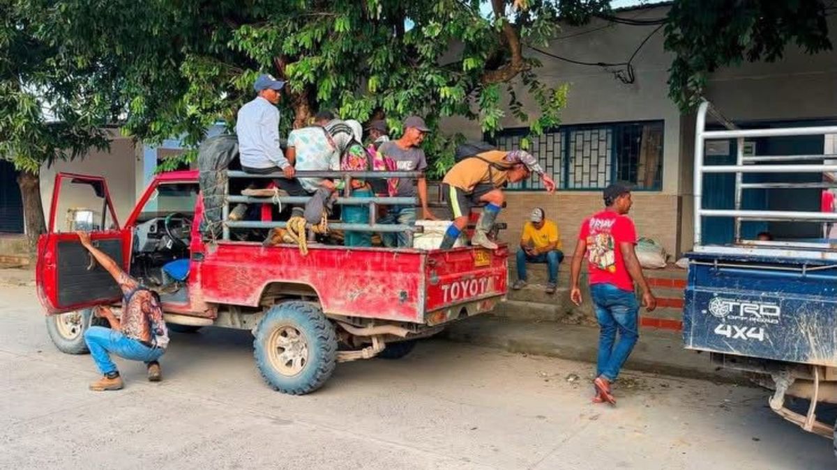Desplazamientos en Arenal