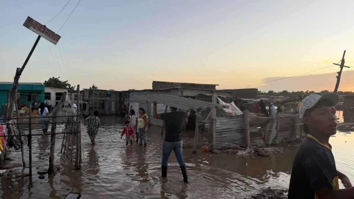 Emergencia invernal en La Guajira.