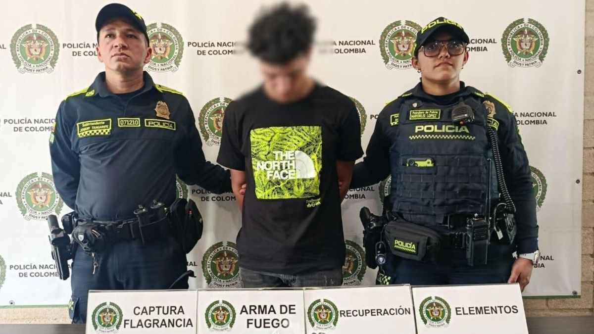 Fletero capturado en Medellín