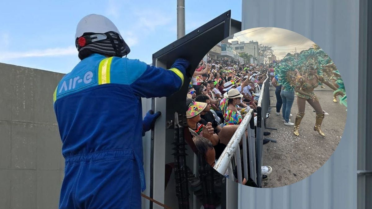 Trabajador de Air-e - Desfile de Guacherna
