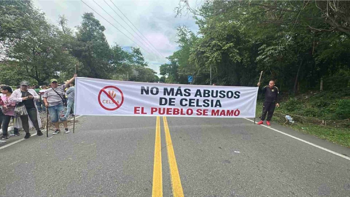 Venadillo se cansa de los apagones y anuncia bloqueos contra Celsia