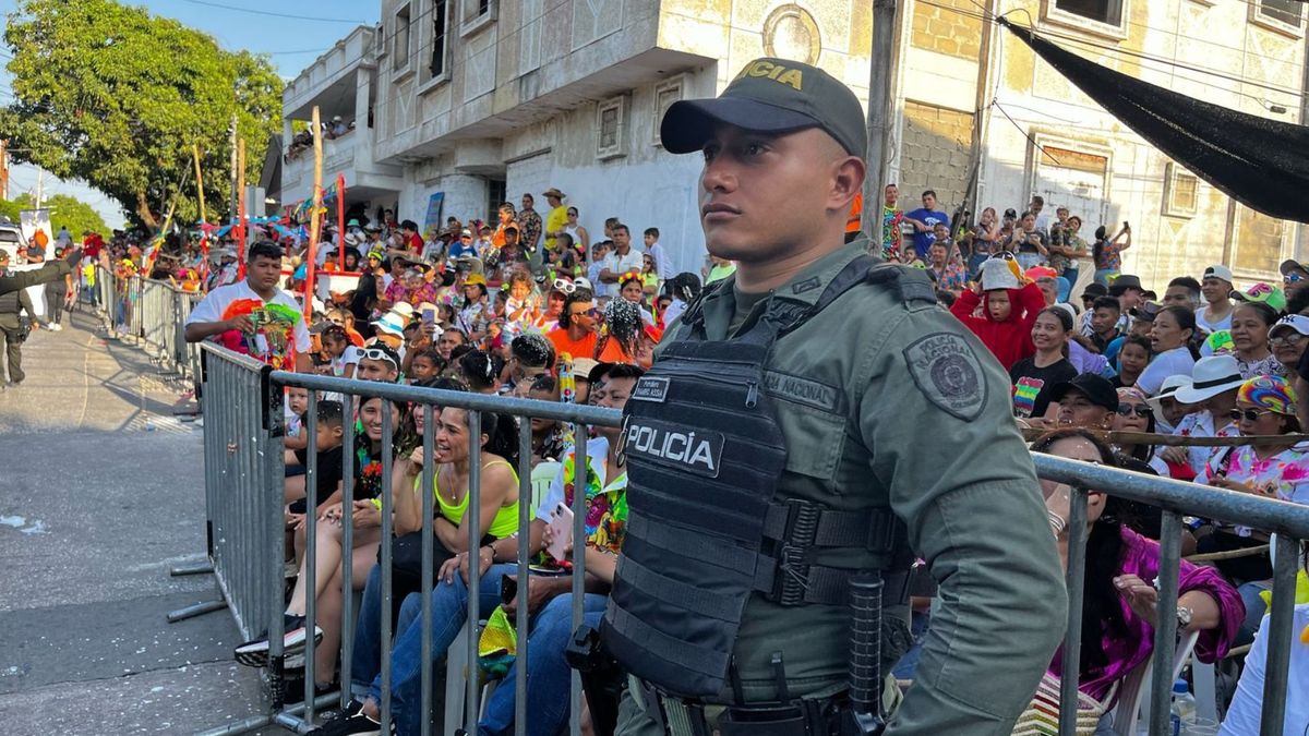 Seguridad en Carnaval de Santo Tomás