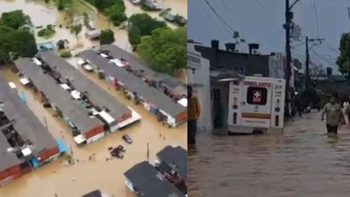 Montecristo, Bolívar, se encuentra inundado