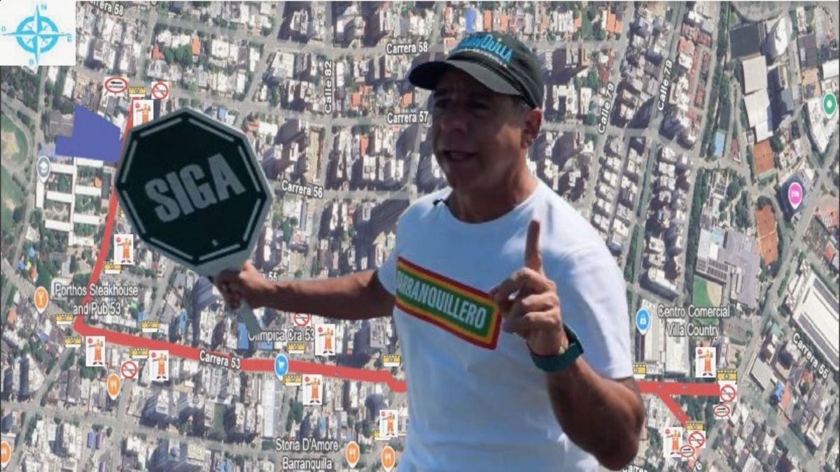 Mapa de cierres en Barranquilla - Alcalde de Barranquilla, Alejandro Char