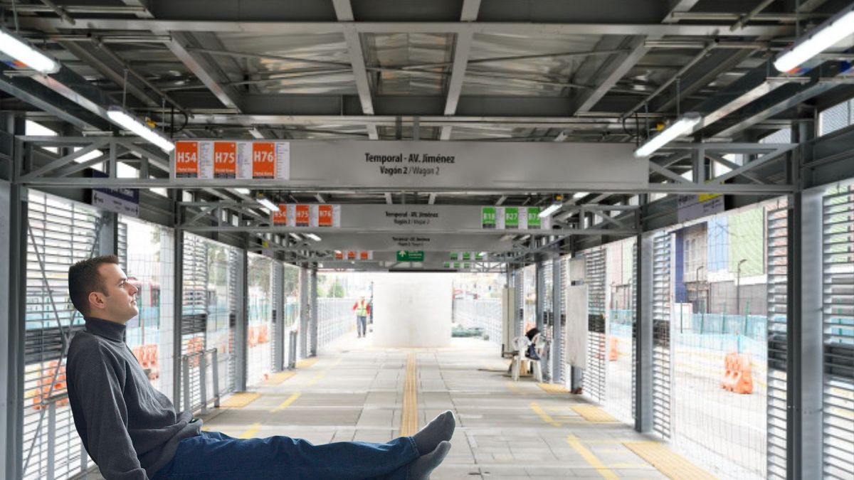 Estación de TransMilenio cambia de lugar en la avenida Jiménez a usuarios se les alargó el viaje