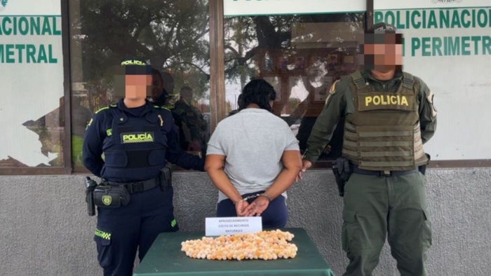 Capturada por huevos de iguana en el sur de Cartagena