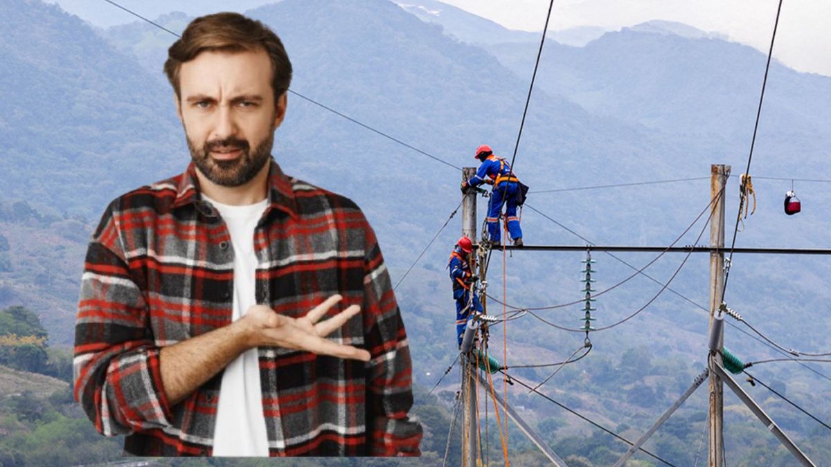 Trabajos de Enel Colombia - hombre molesto