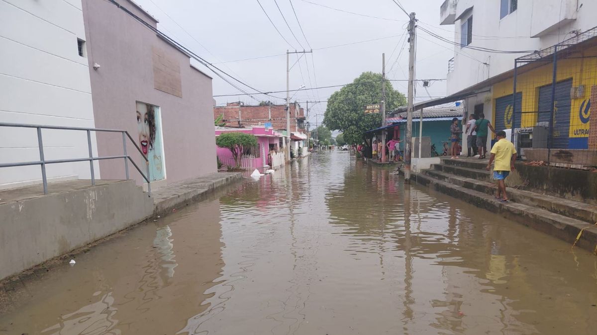Inundaciones en el margen izquierdo de Montería