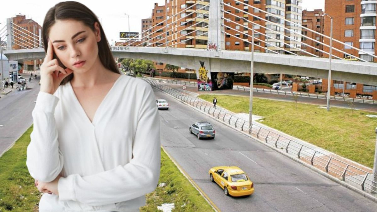 Vías de Bogotá - mujer preocupada