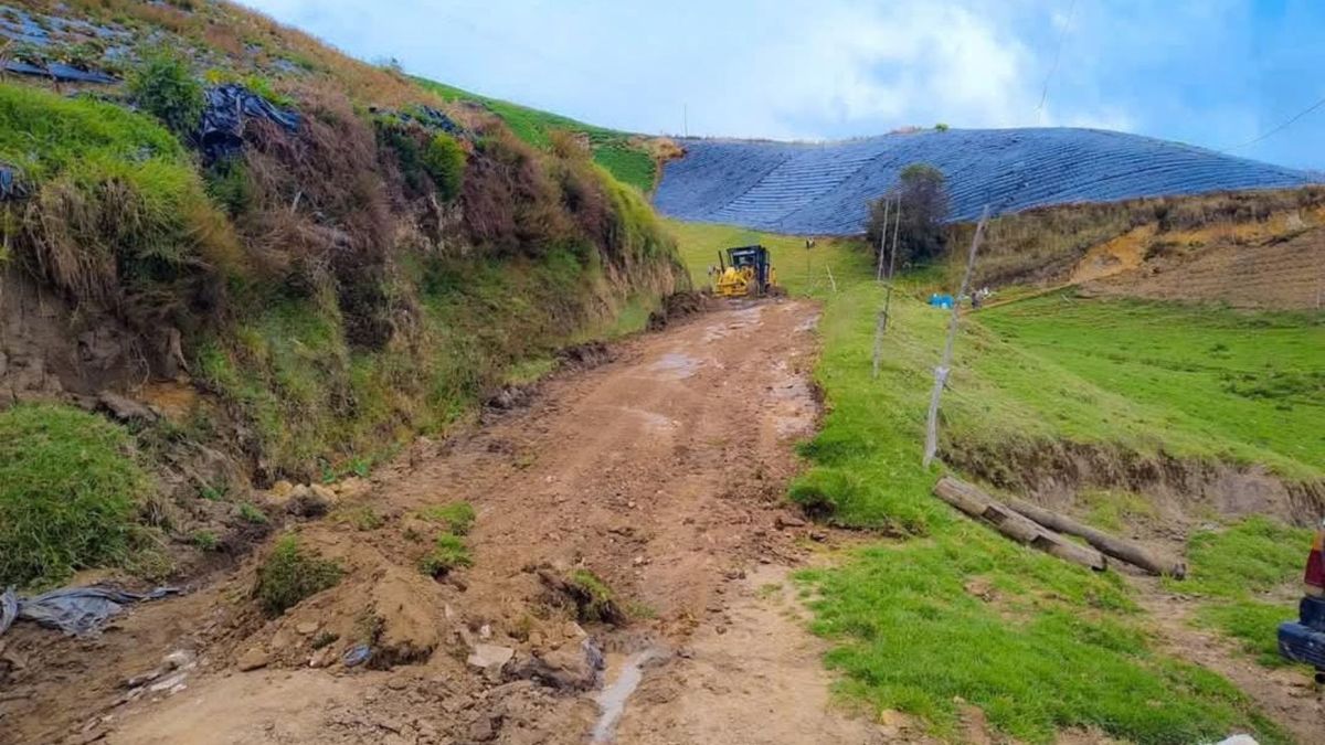 Afectaciones por lluvias en Mutiscua, Norte de Santander