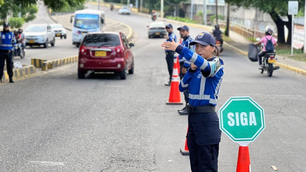 Control de tránsito en Cúcuta