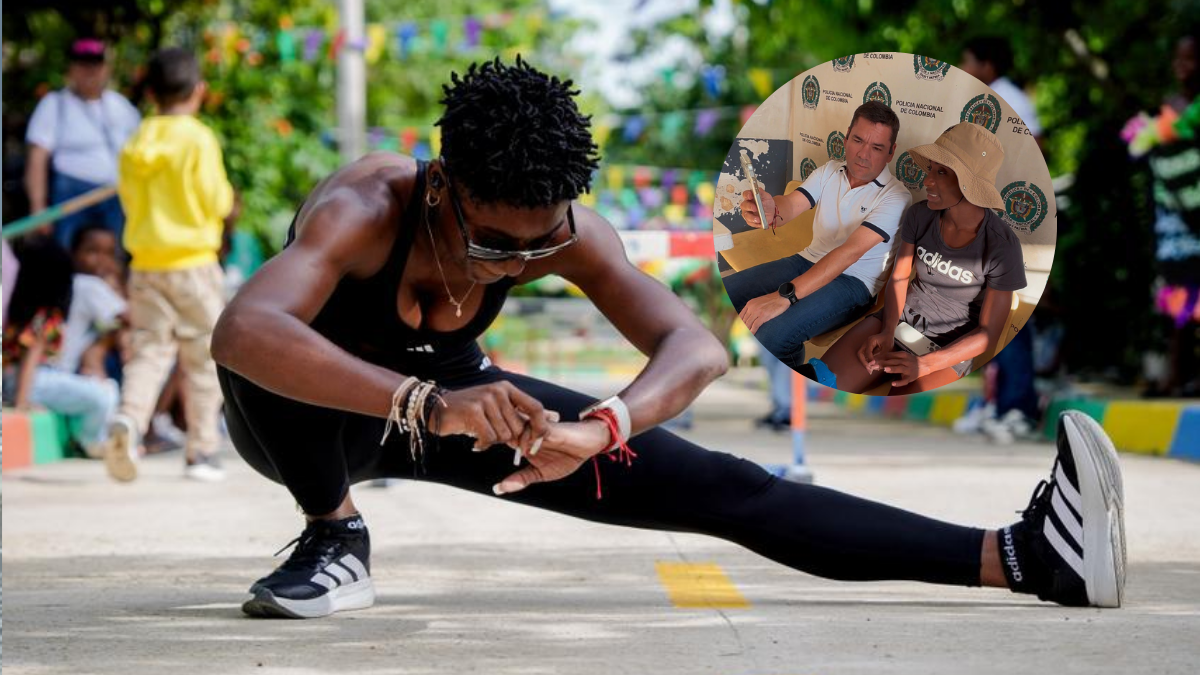 Foto de deportista Gregoria Gómez que fue atracada en Cartagena