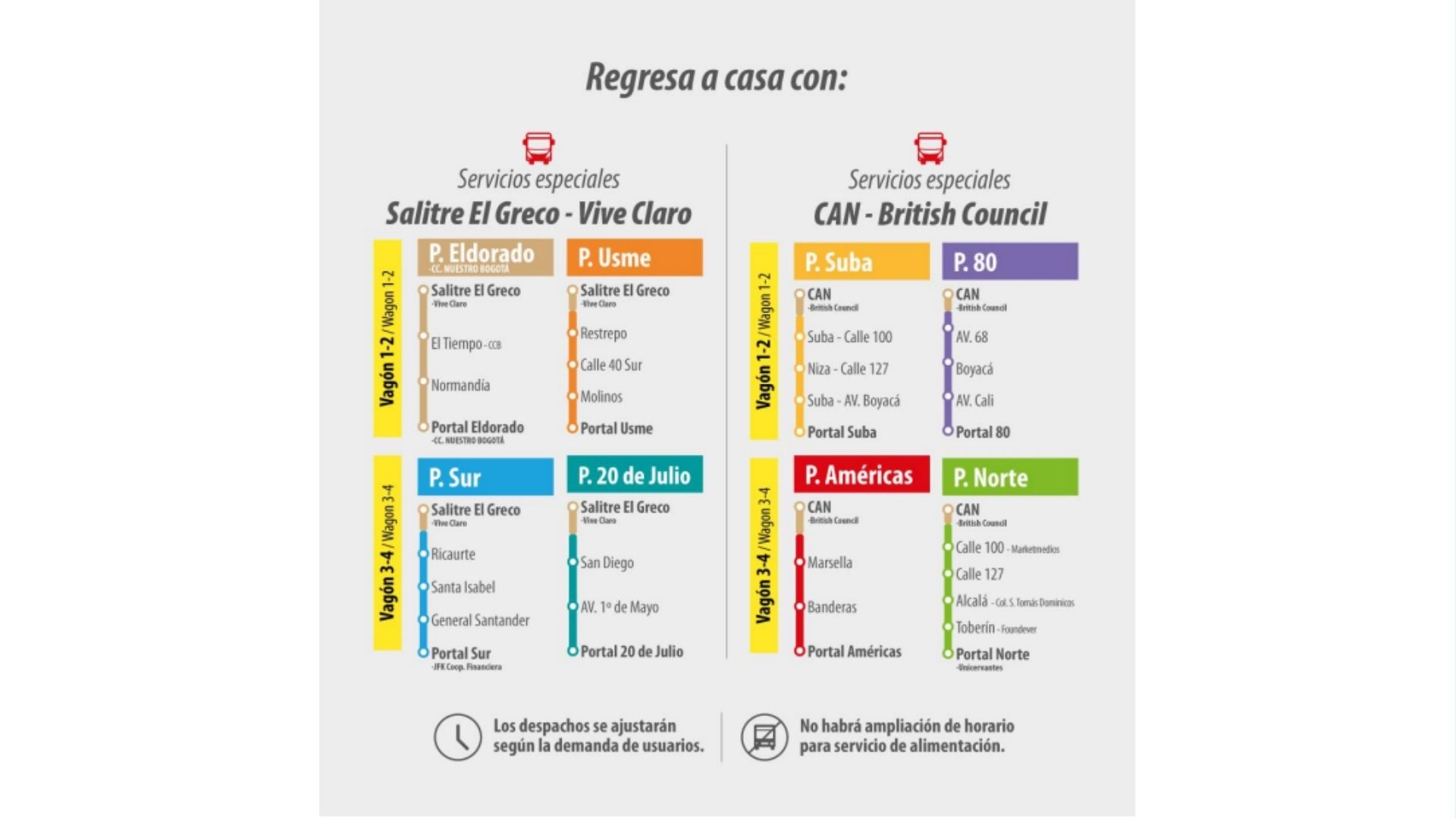 Regresa a casa con TransMilenio